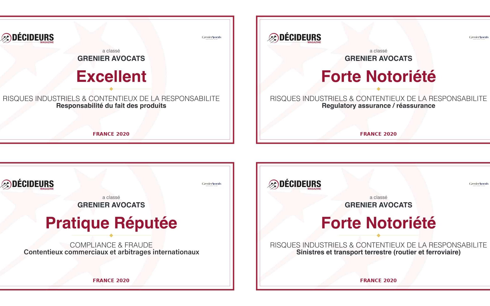 classement Décideurs Magazine 2020