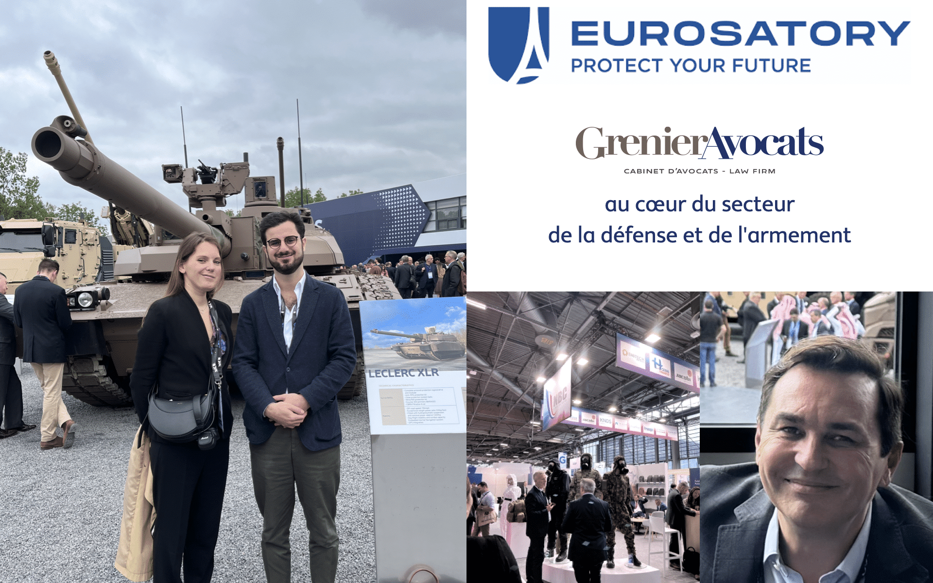 Grenier Avocats à Eurosatory 2024