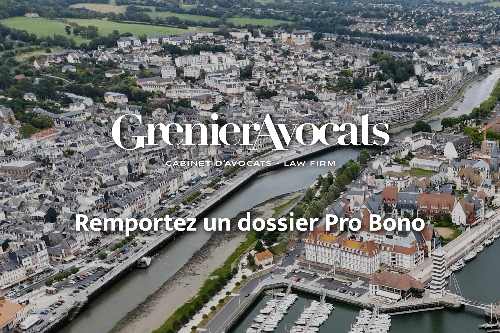 Remportez un dossier Pro Bono lors d'un cocktail apéritif organisé par GrenierAvocats